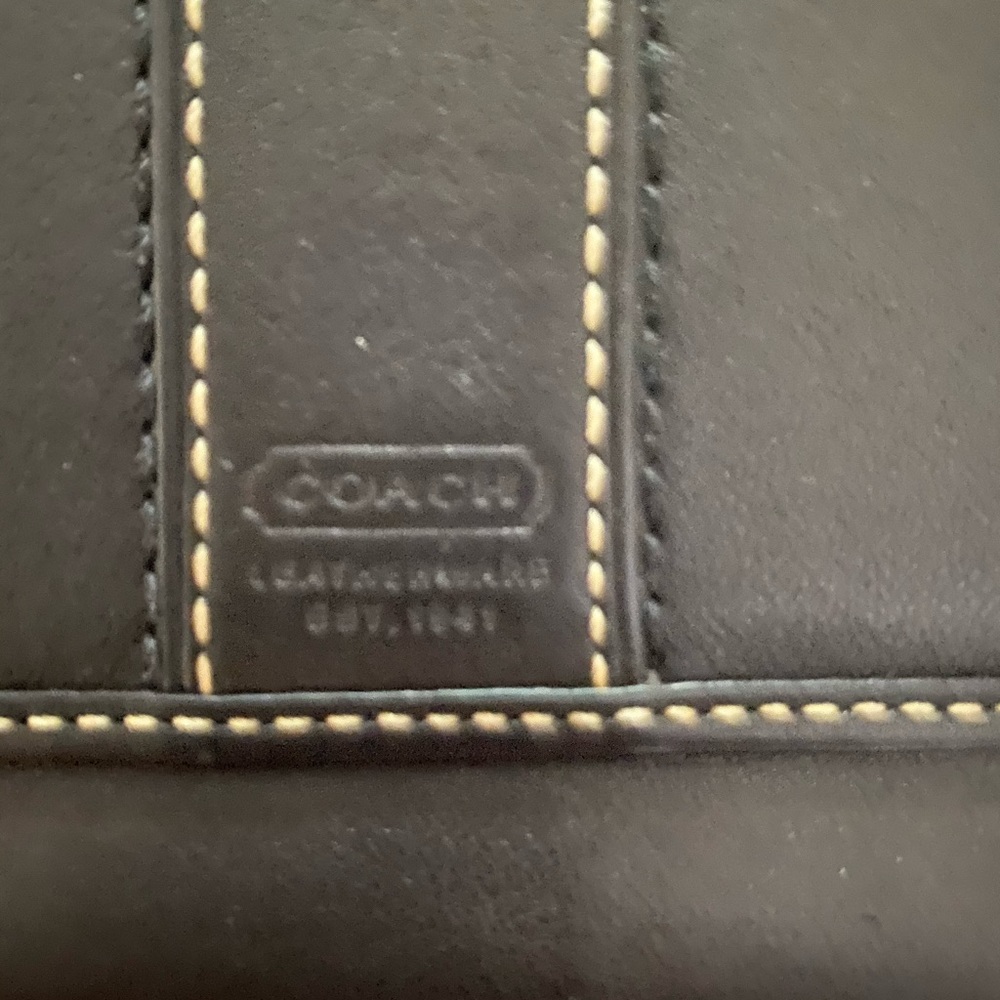 Leather Coach Wallet - Picture 2 of 8